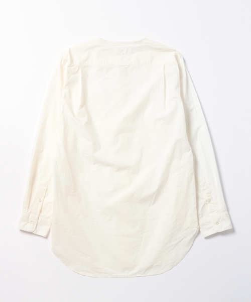 BEAMS（ビームス）の「○BEAMS / S/L タイプライター ロング シャツ（シャツ/ブラウス・メンズ・ホワイト/オリーブドラブ・LARGE/MEDIUM/SMALL）」の10枚目の写真