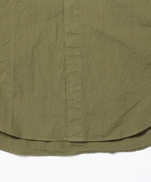 BEAMS（ビームス）の「○BEAMS / S/L タイプライター ロング シャツ（シャツ/ブラウス・メンズ・ホワイト/オリーブドラブ・LARGE/MEDIUM/SMALL）」の13枚目の写真