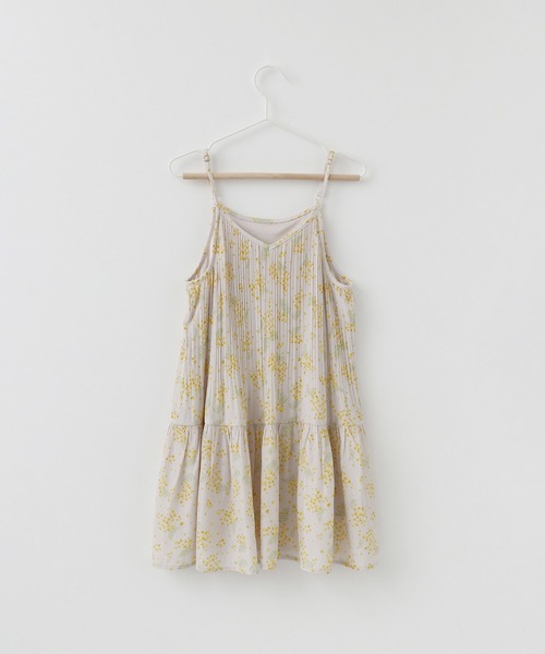 ROPE' PICNIC（ロペピクニック）の「【KIDS】【2WAY】プリーツキャミワンピース（ワンピース・キッズ・チャコールグレー/オリーブ/ベージュ系その他2・120/150/140/110/130）」の4枚目の写真