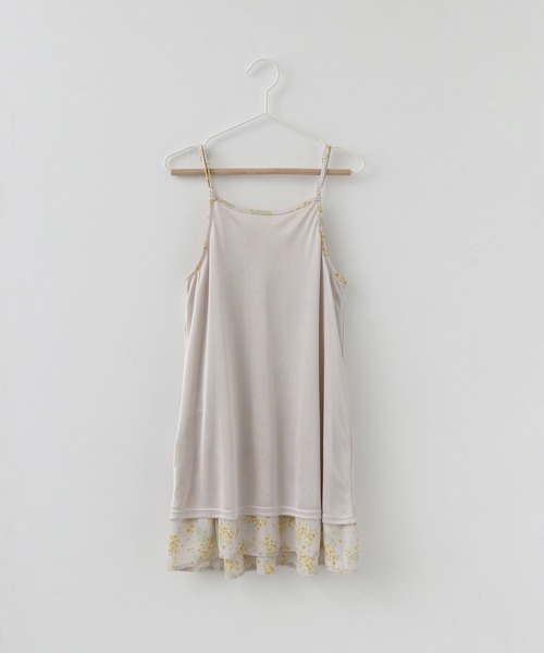 ROPE' PICNIC（ロペピクニック）の「【KIDS】【2WAY】プリーツキャミワンピース（ワンピース・キッズ・チャコールグレー/オリーブ/ベージュ系その他2・120/150/140/110/130）」の8枚目の写真