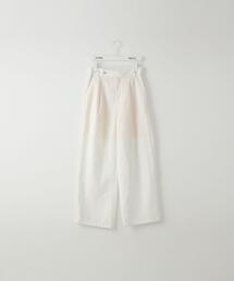 CITEN | ＜CITEN（シテン）＞ダブルガーゼ タックワイドパンツ(その他パンツ)