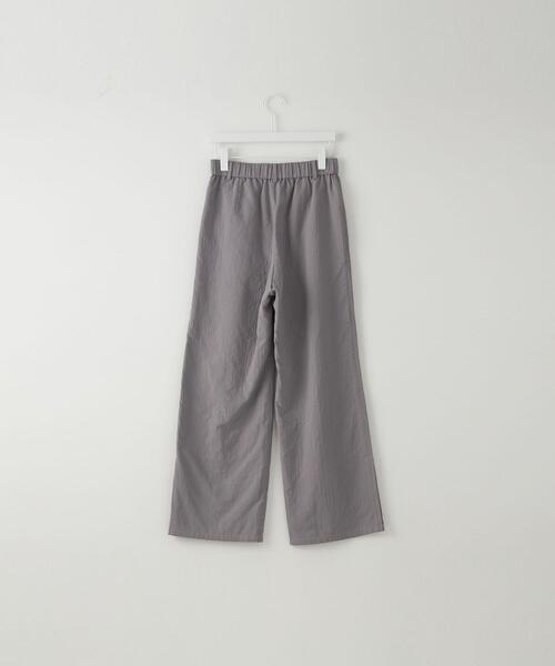 CITEN（シテン）の「＜CITEN（シテン）＞ダブルガーゼ タックワイドパンツ（その他パンツ・レディース・ライトグレー/オフホワイト・M/S）」の3枚目の写真