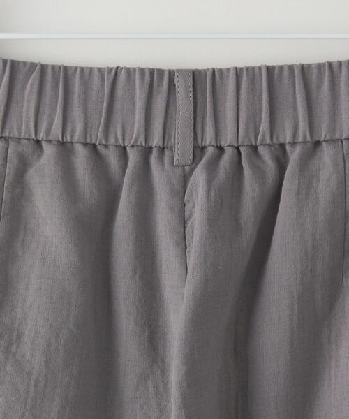 CITEN（シテン）の「＜CITEN（シテン）＞ダブルガーゼ タックワイドパンツ（その他パンツ・レディース・ライトグレー/オフホワイト・M/S）」の8枚目の写真