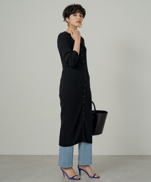 LOUNGEDRESS（ラウンジドレス）の「ブークレ―ロングニットワンピース 