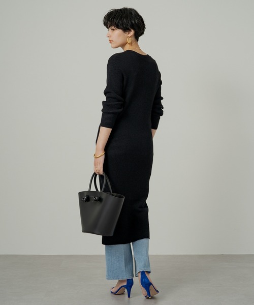 LOUNGEDRESS（ラウンジドレス）の「ブークレ―ロングニットワンピース 