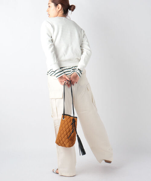 marco masi（マルコマージ）の「【MARCO MASI/ マルコマージ】◇【WEB限定】ボンディングトートバッグ（トートバッグ・レディース・ブラック/カーキ/キャメル・FREE）」の4枚目の写真