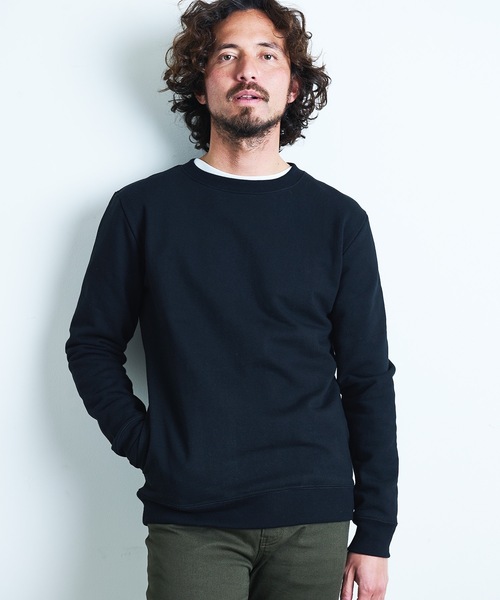 Magine（マージン）の「URAKE SIDE PKT PULL OVER L/S:裏毛 サイドポケット プルオーバー ロングスリーブ 22SS（スウェット・メンズ・グレイッシュベージュ/ネイビー/グレー/ブラック・44/46/48）」の2枚目の写真