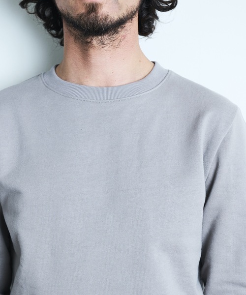 Magine（マージン）の「URAKE SIDE PKT PULL OVER L/S:裏毛 サイドポケット プルオーバー ロングスリーブ 22SS（スウェット・メンズ・グレイッシュベージュ/ネイビー/グレー/ブラック・44/46/48）」の9枚目の写真