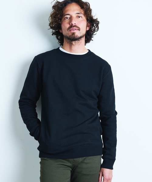 Magine（マージン）の「URAKE SIDE PKT PULL OVER L/S:裏毛 サイドポケット プルオーバー ロングスリーブ 22SS（スウェット・メンズ・グレイッシュベージュ/ネイビー/グレー/ブラック・44/46/48）」の10枚目の写真