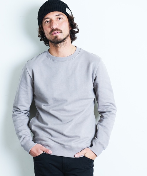 Magine（マージン）の「URAKE SIDE PKT PULL OVER L/S:裏毛 サイドポケット プルオーバー ロングスリーブ 22SS（スウェット・メンズ・グレイッシュベージュ/ネイビー/グレー/ブラック・44/46/48）」の11枚目の写真