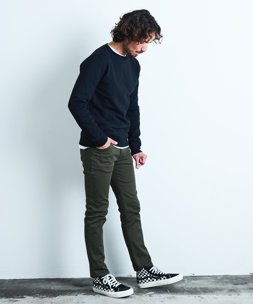 Magine（マージン）の「URAKE SIDE PKT PULL OVER L/S:裏毛 サイドポケット プルオーバー ロングスリーブ 22SS（スウェット・メンズ・グレイッシュベージュ/ネイビー/グレー/ブラック・44/46/48）」の17枚目の写真
