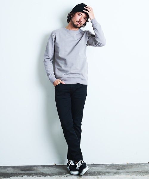 Magine（マージン）の「URAKE SIDE PKT PULL OVER L/S:裏毛 サイドポケット プルオーバー ロングスリーブ 22SS（スウェット・メンズ・グレイッシュベージュ/ネイビー/グレー/ブラック・44/46/48）」の18枚目の写真