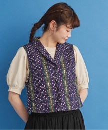 malle 20ビエラ小花ストライプ ベスト