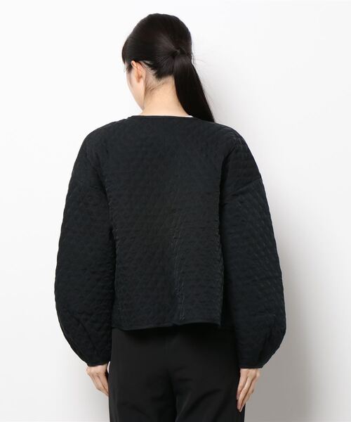 OUTERSUNSET（アウターサンセット）の「quilting jacket（ダウンジャケット/コート・レディース・ホワイト/ブラック・FREE）」の12枚目の写真