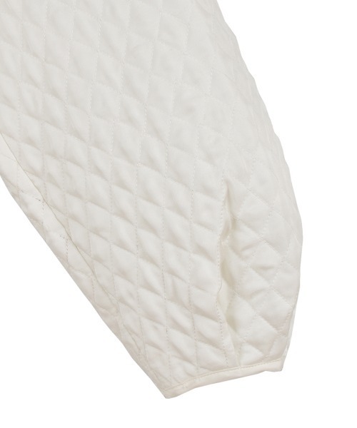 OUTERSUNSET（アウターサンセット）の「quilting jacket（ダウンジャケット/コート・レディース・ホワイト/ブラック・FREE）」の8枚目の写真