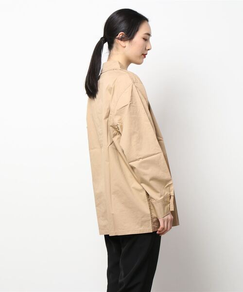 THEATRE PRODUCTS（シアタープロダクツ）の「ハイカウントコットンツイルプルオーバー（シャツ/ブラウス・レディース・ブラック/ベージュ/カーキ・FREE）」の20枚目の写真