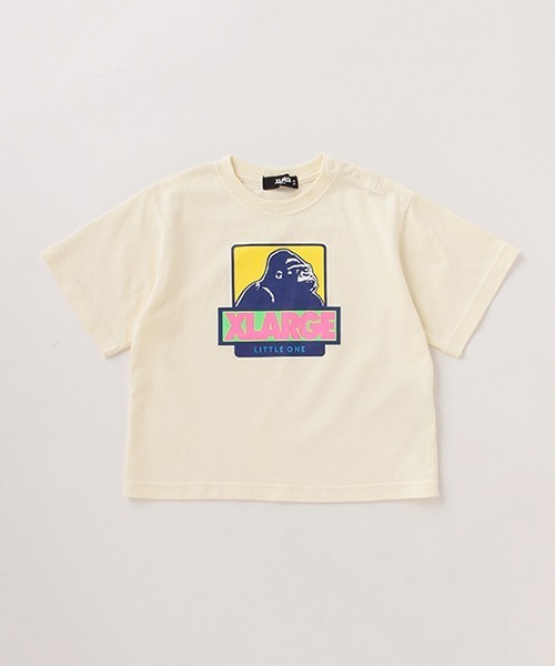 XLARGE KIDS（エクストララージキッズ）の「配色ボックスOGゴリラ5分袖Tシャツ（Tシャツ/カットソー・キッズ・ブラック/ブルー/オフホワイト・110cm/120cm/100cm/140cm/90cm/80ｃｍ/130cm）」の15枚目の写真