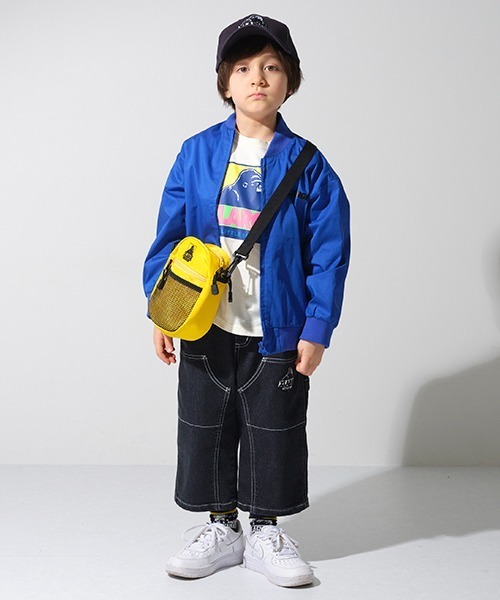 XLARGE KIDS（エクストララージキッズ）の「配色ボックスOGゴリラ5分袖Tシャツ（Tシャツ/カットソー・キッズ・ブラック/ブルー/オフホワイト・110cm/120cm/100cm/140cm/90cm/80ｃｍ/130cm）」の16枚目の写真