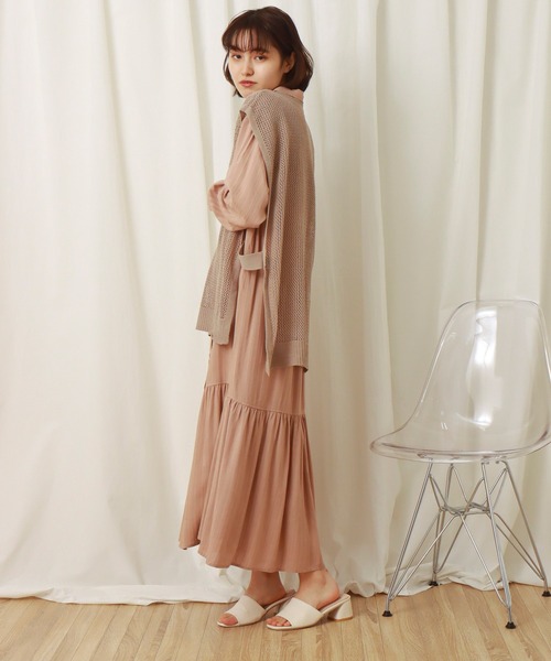 libelle more(リベル モア)の「サイドオープン 7Gメッシュベスト(ベスト・レディース・ベージュ/グリーン/モカ・M)」の22枚目の写真