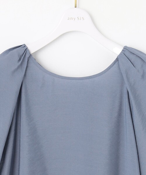 ANY SIS（エニィスィス）の「バルーンタックスリーブ ブラウス（シャツ/ブラウス・レディース・アイボリー系/ダルブルー系/ピンク系・2）」の4枚目の写真
