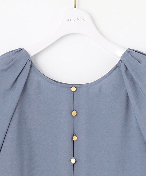 ANY SIS（エニィスィス）の「バルーンタックスリーブ ブラウス（シャツ/ブラウス・レディース・アイボリー系/ダルブルー系/ピンク系・2）」の5枚目の写真