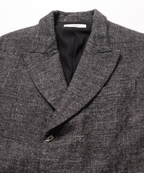 Jieda(ジエダ)の「SHETLAND WOOL JACKET(テーラードジャケット・メンズ・グレー/ブラック・1/2)」の5枚目の写真