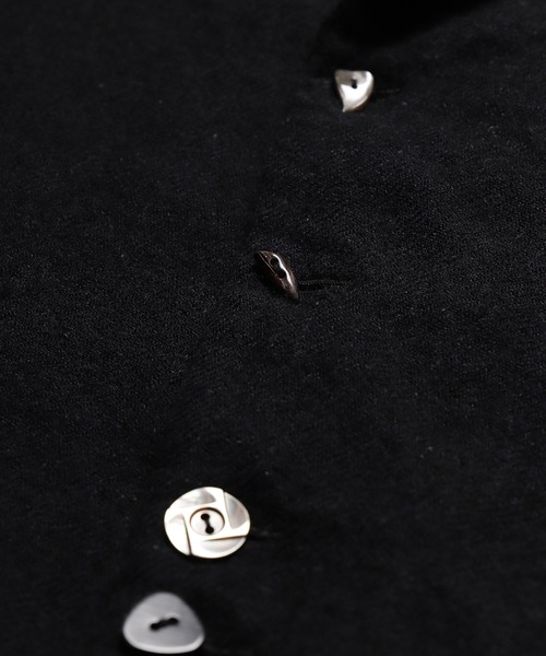 Jieda(ジエダ)の「SHETLAND WOOL JACKET(テーラードジャケット・メンズ・グレー/ブラック・1/2)」の9枚目の写真