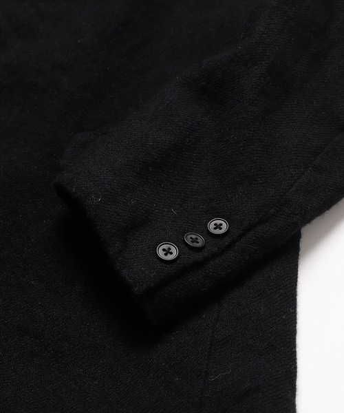 Jieda(ジエダ)の「SHETLAND WOOL JACKET(テーラードジャケット・メンズ・グレー/ブラック・1/2)」の10枚目の写真