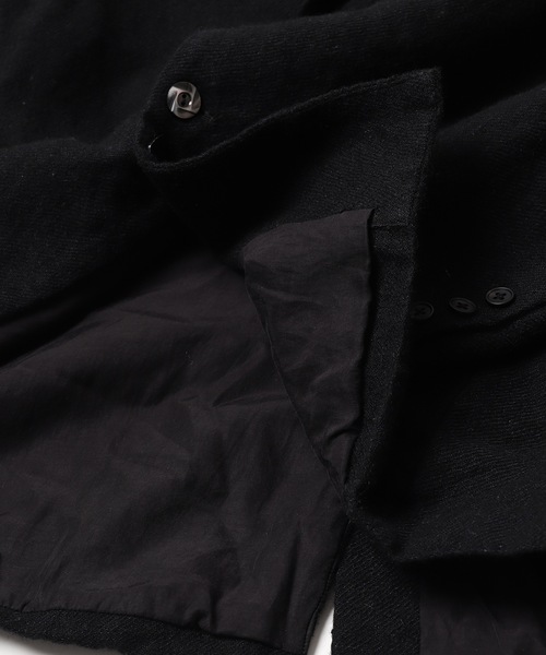 Jieda(ジエダ)の「SHETLAND WOOL JACKET(テーラードジャケット・メンズ・グレー/ブラック・1/2)」の11枚目の写真