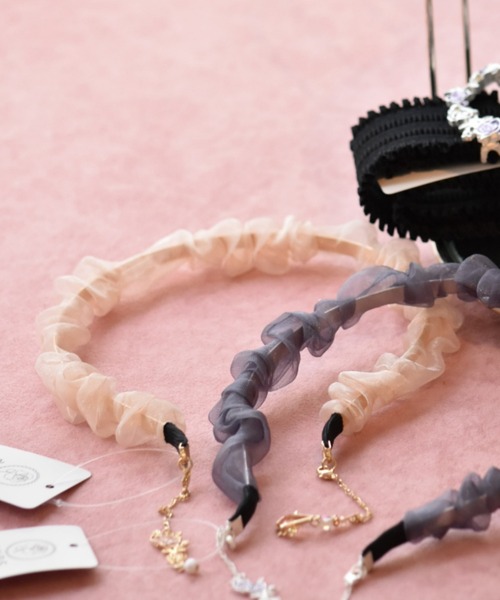 axes femme(アクシーズファム)の「ロマンチックローズKC(カチューシャ・レディース・シルバー/ゴールド・MEDIUM)」の1枚目の写真