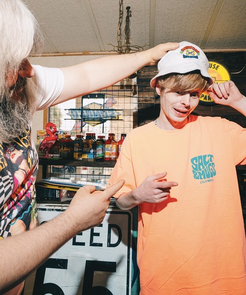 SALT&MUGS(ソルトアンドマグス)の「B.C BUCKET HAT(ハット・メンズ・ブラック/ホワイト/ネイビー・FREE)」の11枚目の写真