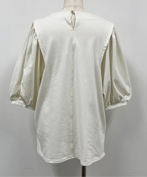 PICCIN（ピッチン）の「バルーンスリーブプルオーバー（Tシャツ/カットソー・レディース・ライトグレー/ブラック/ピンク・M/L）」の10枚目の写真