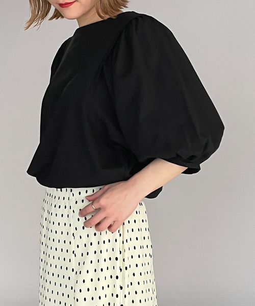 PICCIN（ピッチン）の「バルーンスリーブプルオーバー（Tシャツ/カットソー・レディース・ライトグレー/ブラック/ピンク・M/L）」の20枚目の写真