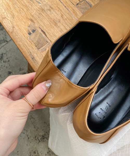 CAPRICIEUX LE'MAGE(カプリシューレマージュ)の「【AgAwd/アガウド】2wayフラットシューズ(その他シューズ・レディース・ブラック/キャメル・38/37)」の10枚目の写真