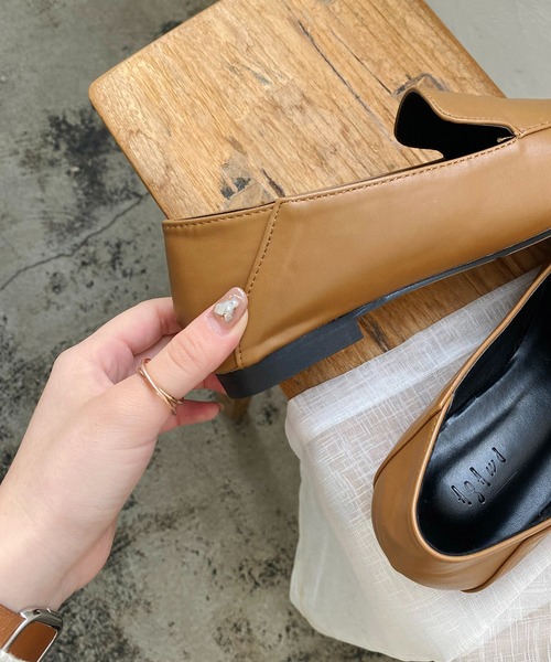 CAPRICIEUX LE'MAGE(カプリシューレマージュ)の「【AgAwd/アガウド】2wayフラットシューズ(その他シューズ・レディース・ブラック/キャメル・38/37)」の8枚目の写真