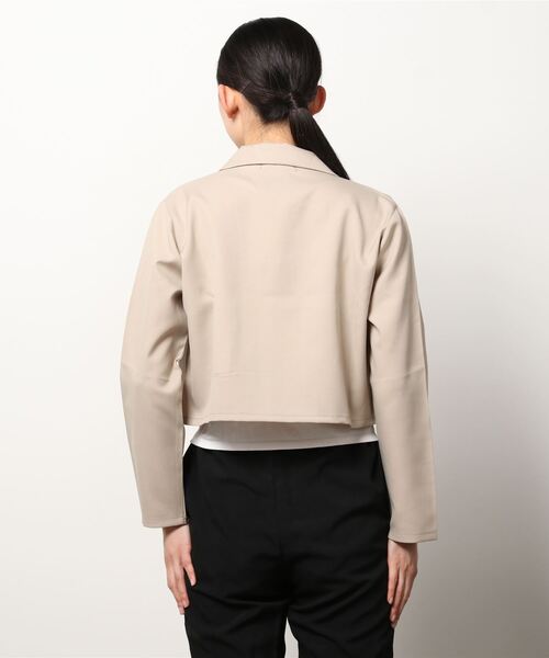 Figments(フィグメンツ)の「クロップドテーラードジャケット(テーラードジャケット・レディース・ブラック/ベージュ・FREE)」の8枚目の写真