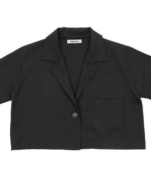 Figments（フィグメンツ）の「クロップドテーラードジャケット