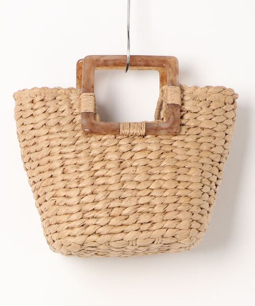 one after another NICE CLAUP（ワンアフターアナザーナイスクラップ）の「雑材かごBag（かごバッグ・レディース・アイボリー/その他1・FREE）」の4枚目の写真