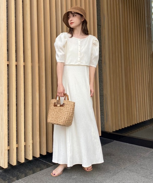 one after another NICE CLAUP（ワンアフターアナザーナイスクラップ）の「雑材かごBag（かごバッグ・レディース・アイボリー/その他1・FREE）」の16枚目の写真