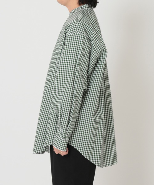 JOURNAL STANDARD relume(ジャーナルスタンダード レリューム)の「長袖シャツ(シャツ/ブラウス・メンズ・グリーン・M)」の7枚目の写真