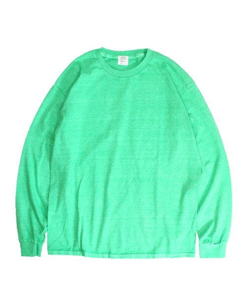 TOWNCRAFT（タウンクラフト）の「TOWNCRAFT / タウンクラフト PIGMENT LS TEE ヴィンテージ加工 長袖Tシャツ オーバーサイズ ロンT（Tシャツ/カットソー・メンズ・ベージュ/スモークピンク/ブルーグレー/グリーン/ネイビー/パープル/ブラック・LARGE/X-LARGE/MEDIUM/XX-LARGE）」の16枚目の写真