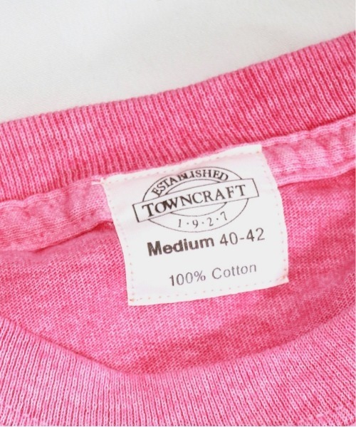 TOWNCRAFT（タウンクラフト）の「TOWNCRAFT / タウンクラフト PIGMENT LS TEE ヴィンテージ加工 長袖Tシャツ オーバーサイズ ロンT（Tシャツ/カットソー・メンズ・ベージュ/スモークピンク/ブルーグレー/グリーン/ネイビー/パープル/ブラック・LARGE/X-LARGE/MEDIUM/XX-LARGE）」の21枚目の写真