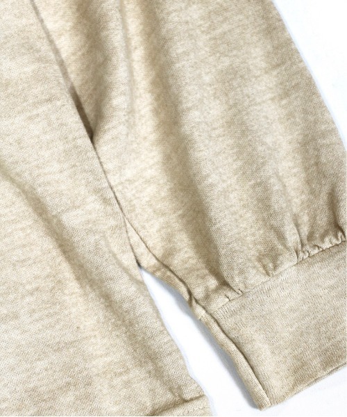 TOWNCRAFT（タウンクラフト）の「TOWNCRAFT / タウンクラフト PIGMENT LS TEE ヴィンテージ加工 長袖Tシャツ オーバーサイズ ロンT（Tシャツ/カットソー・メンズ・ベージュ/スモークピンク/ブルーグレー/グリーン/ネイビー/パープル/ブラック・LARGE/X-LARGE/MEDIUM/XX-LARGE）」の10枚目の写真