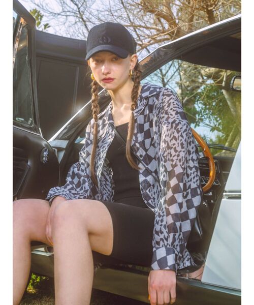 EMODA（エモダ）の「フィットハーフパギンス（レギンス/スパッツ・レディース・ブラック/ブラウン・FREE）」の6枚目の写真