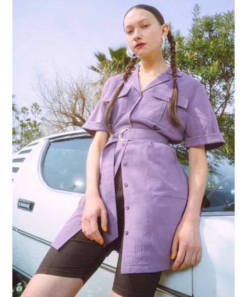 EMODA（エモダ）の「フィットハーフパギンス（レギンス/スパッツ・レディース・ブラック/ブラウン・FREE）」の9枚目の写真