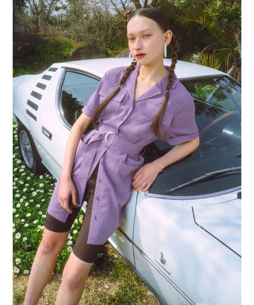 EMODA（エモダ）の「フィットハーフパギンス（レギンス/スパッツ・レディース・ブラック/ブラウン・FREE）」の10枚目の写真