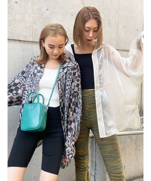 EMODA（エモダ）の「フィットハーフパギンス（レギンス/スパッツ・レディース・ブラック/ブラウン・FREE）」の12枚目の写真