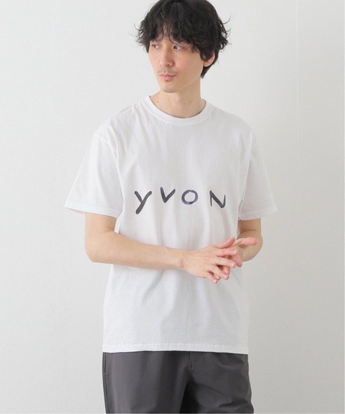417 EDIFICE(フォーワンセブンエディフィス)の「【YVON LAMBERT / イヴォン ランベール】 T-shirt(Tシャツ/カットソー・メンズ・ホワイト・LARGE/X-LARGE)」の1枚目の写真