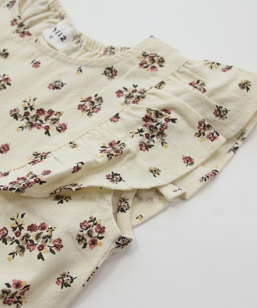 chil2（チルツー）の「布帛フリルTシャツ（Tシャツ/カットソー・キッズ・B/A/F/C/E/D/H/G/J/I・100cm/130cm/120cm/90cm/140cm/110cm/80ｃｍ）」の22枚目の写真