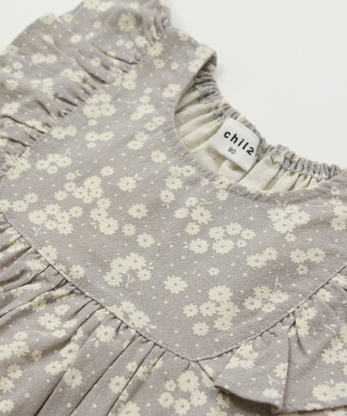 chil2（チルツー）の「布帛フリルTシャツ（Tシャツ/カットソー・キッズ・B/A/F/C/E/D/H/G/J/I・100cm/130cm/120cm/90cm/140cm/110cm/80ｃｍ）」の16枚目の写真